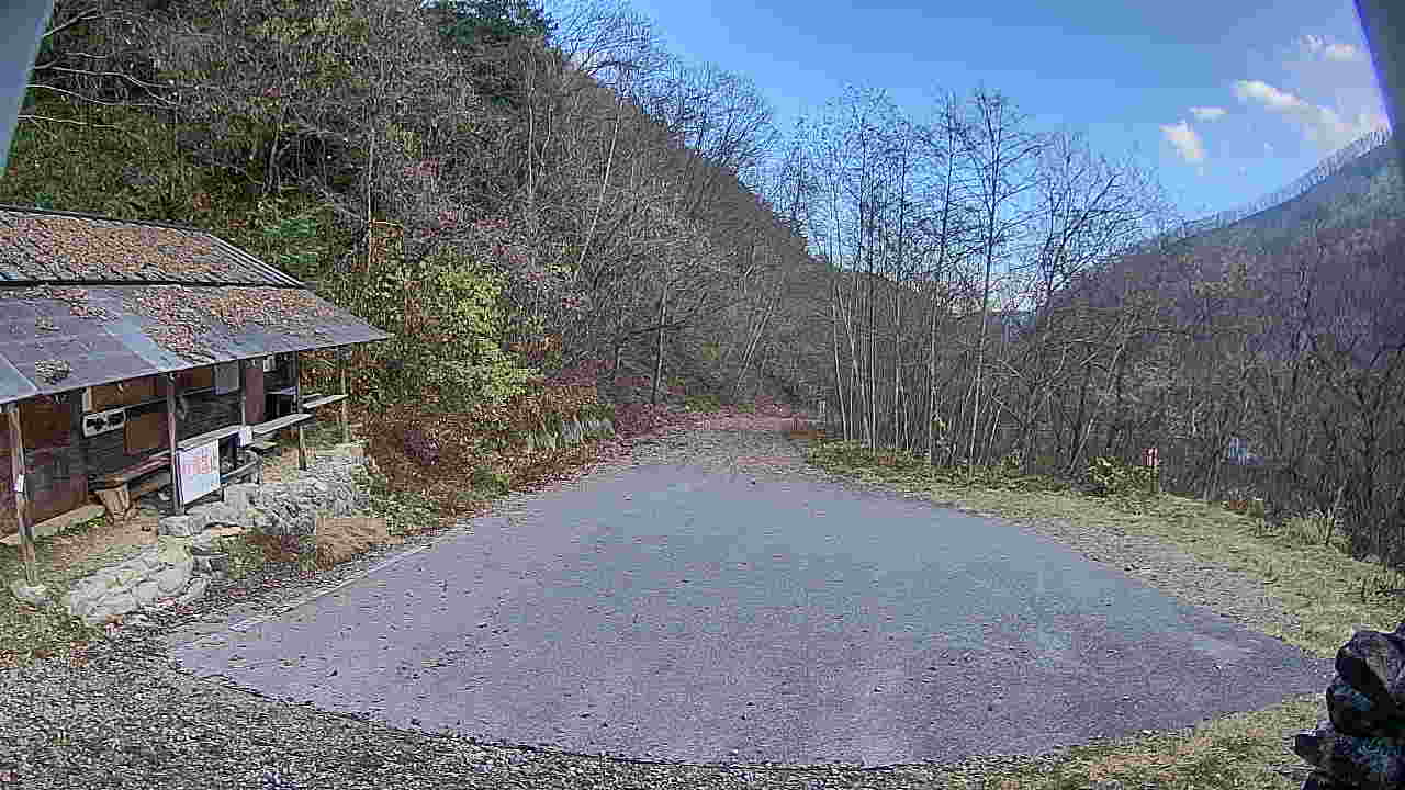 一の沢登山口駐車場：定点カメラ画像