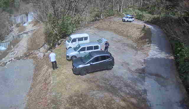 中房登山口駐車場：定点カメラ画像